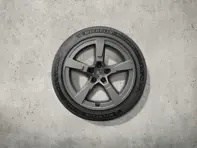 Ensemble jantes et pneus tout-terrain Macan Style 21", gris Vesuvius. Porsche Macan-e - 95C044660E